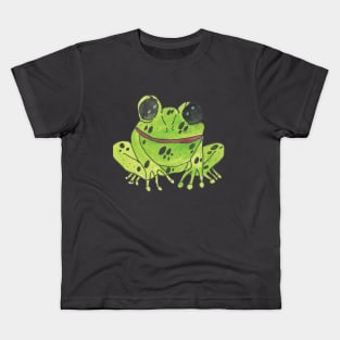 Green Speckled Frog Kids T-Shirt